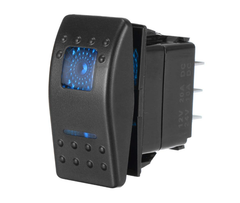 5 Pin Rocker Switch - Blue LED