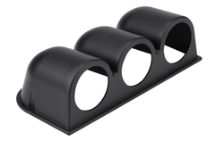 Dashboard 3 Gauge Black Holder 52MM 2" (UNIVERSAL)
