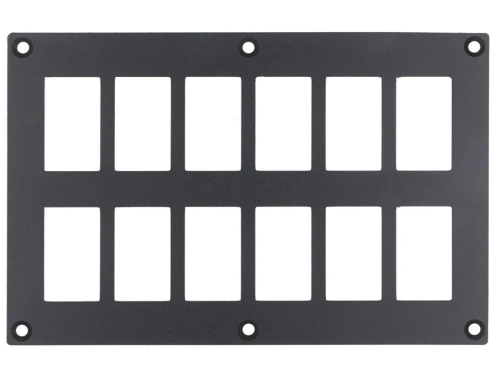 12 Rocker Aluminium Panel Blank