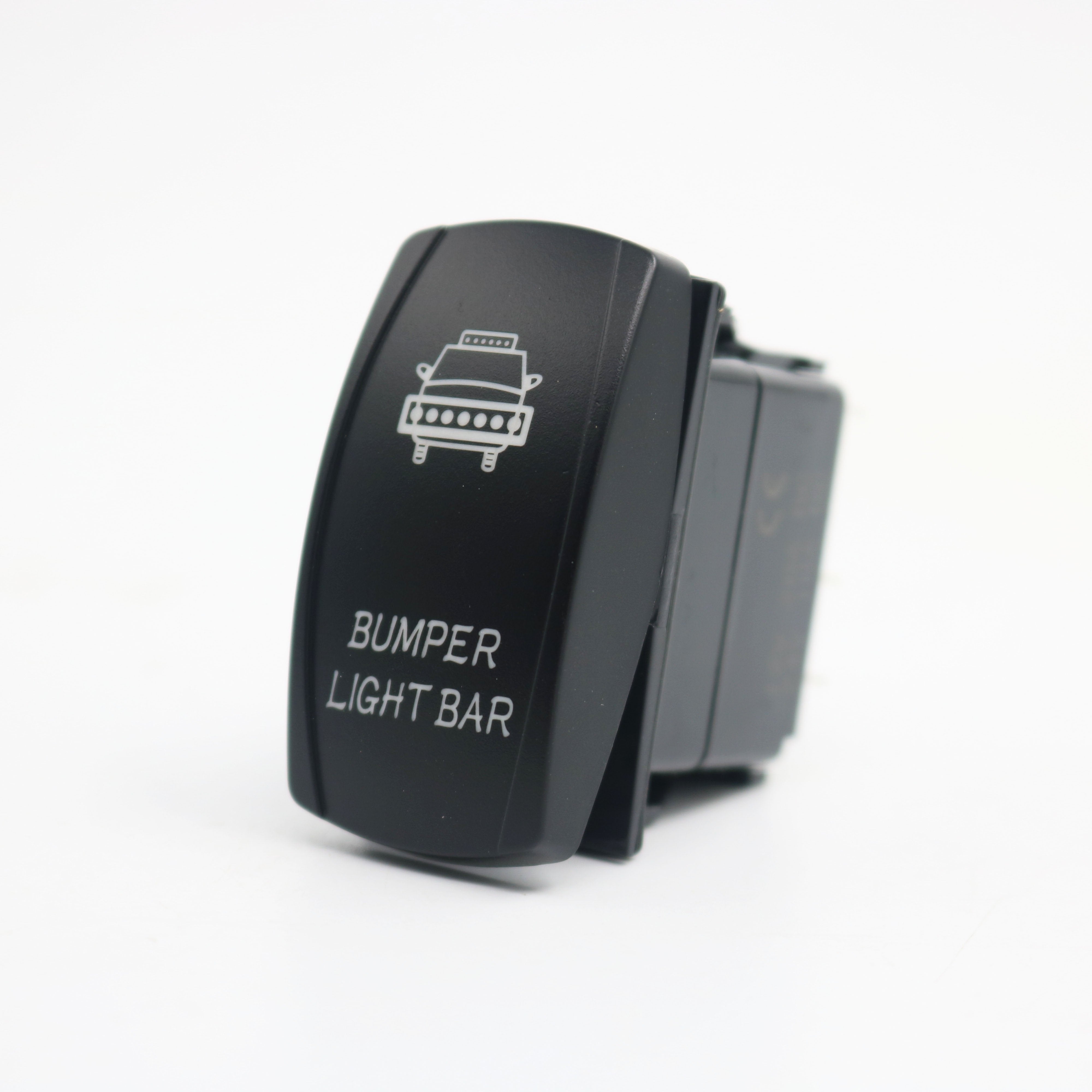 Rocker switch, on-off, blue LED - Bumper light bar - the4x4store.co.za